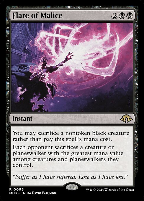 Flare of Malice - Modern Horizons 3 Magic card