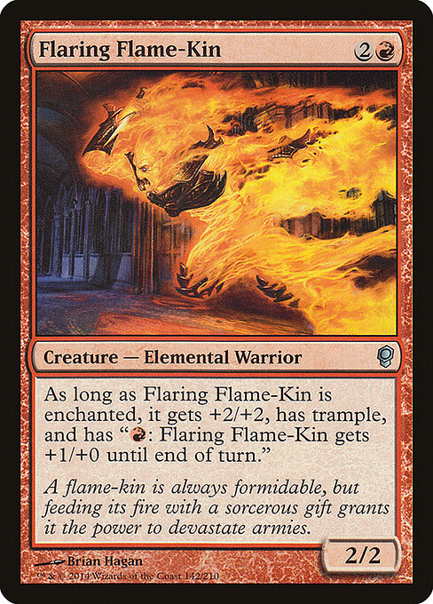 Flaring Flame-Kin - Conspiracy Magic card