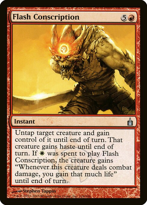 Flash Conscription - Ravnica: City of Guilds Magic card