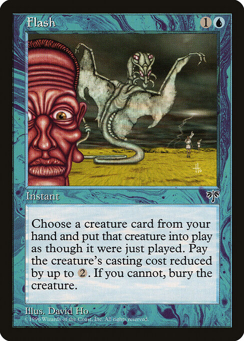 Flash - Classic Sixth Edition (#67) - Illustrated by David Ho - Magic: The Gathering Card