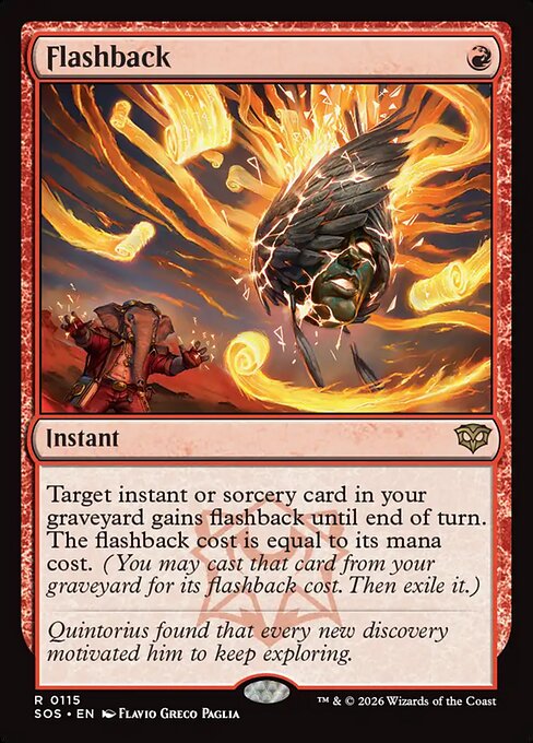 Flashback - Secrets of Strixhaven Magic card