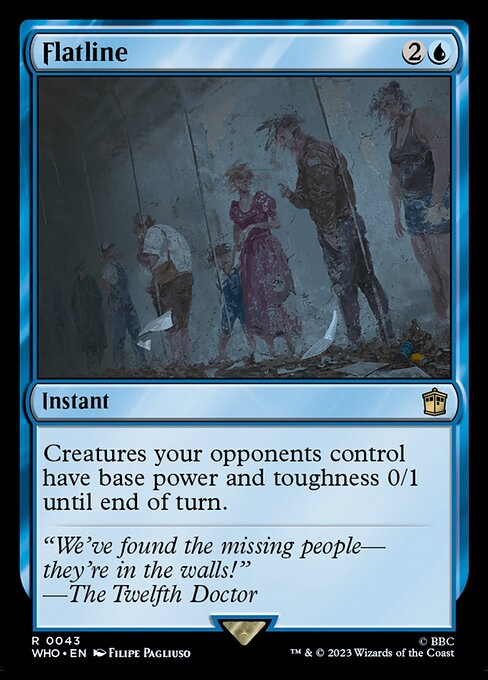 Flatline - Doctor Who Magic card
