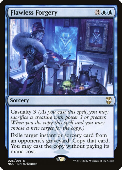 Flawless Forgery - New Capenna Commander Magic card