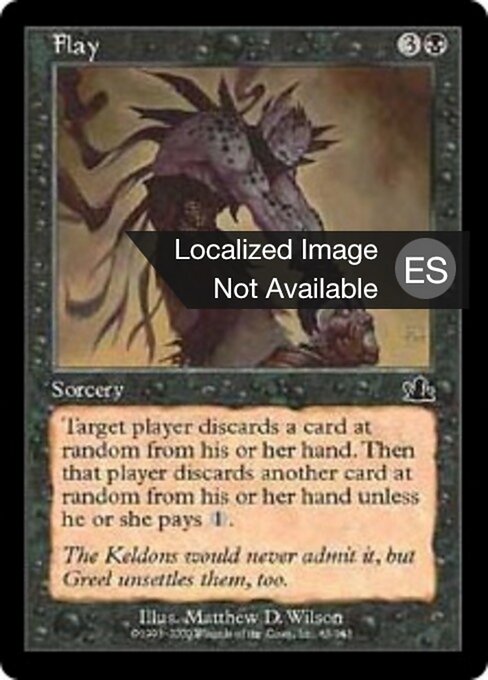 Desollar (Flay) - Prophecy (#65) - Illustrated by Matthew D. Wilson - Magic: The Gathering Card