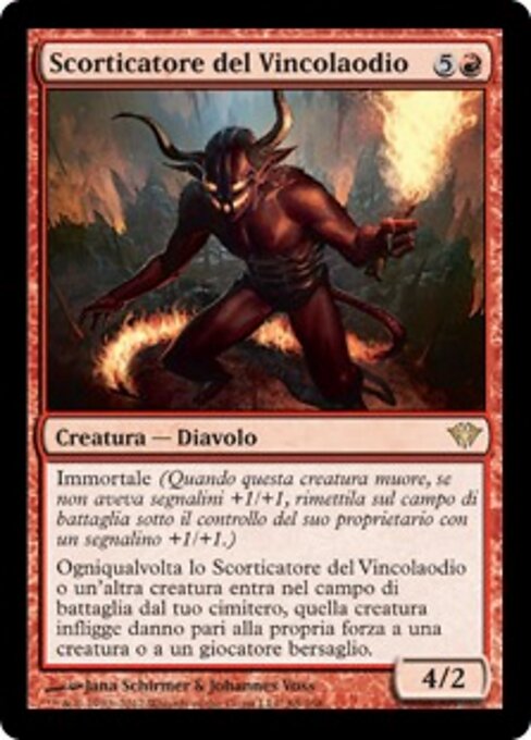 Schinder der Hassgebundenen (Flayer of the Hatebound) - Dark Ascension (#89) - Illustrated by Jana Schirmer & Johannes Voss - Magic: The Gathering Card