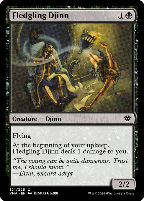 Fledgling Djinn - Vintage Masters Magic card
