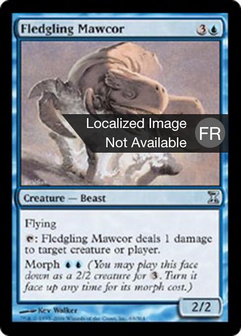 Junger Mawcor (Fledgling Mawcor) - Time Spiral (#63) - Illustrated by Kev Walker - Magic: The Gathering Card