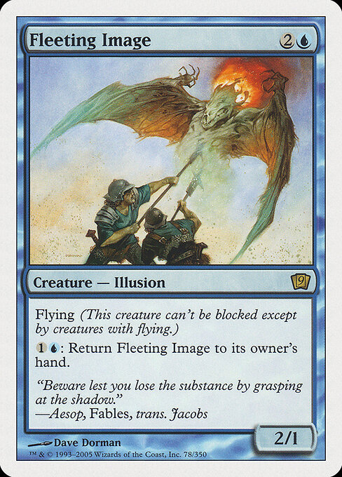 Fleeting Image - Ninth Edition Magic card