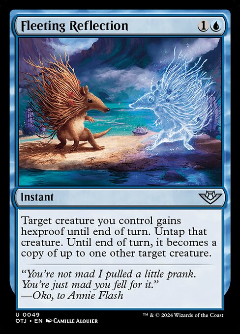 Fleeting Reflection - Outlaws of Thunder Junction Magic card
