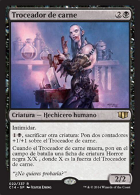 Intagliatore di Carne (Flesh Carver) - Commander 2014 (#22) - Illustrated by Jesper Ejsing - Magic: The Gathering Card