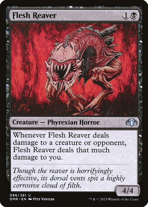 Flesh Reaver - Dominaria Remastered Magic card