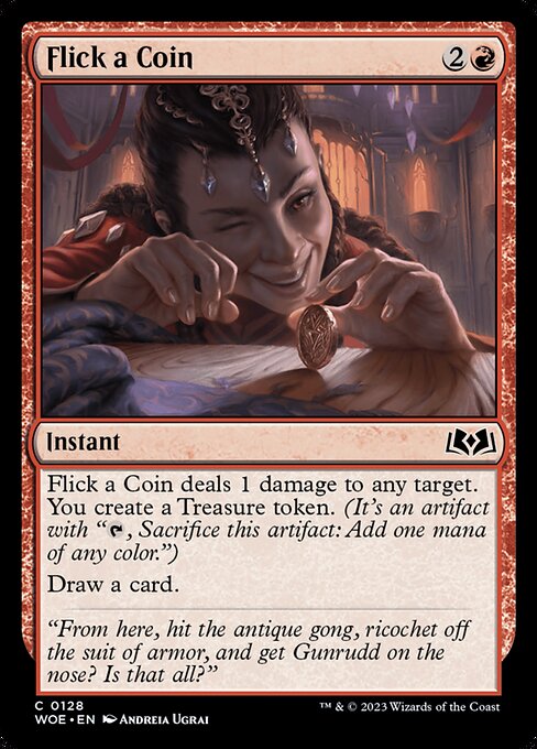 Flick a Coin - Wilds of Eldraine Magic card