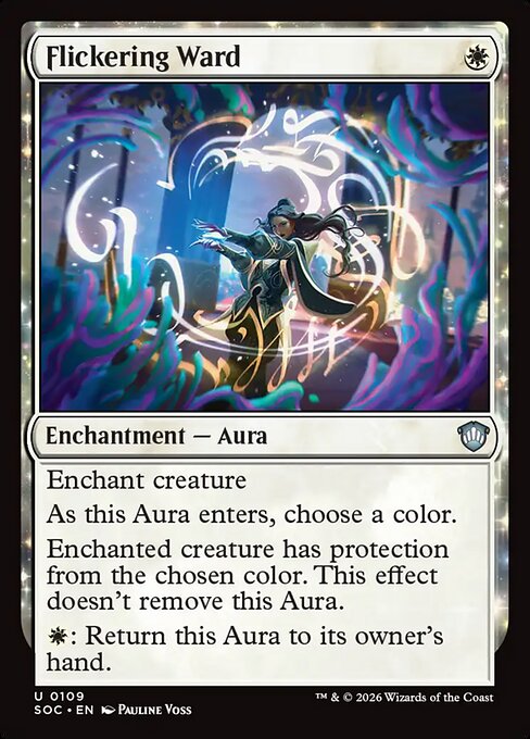 Flickering Ward - Secrets of Strixhaven Commander Magic card