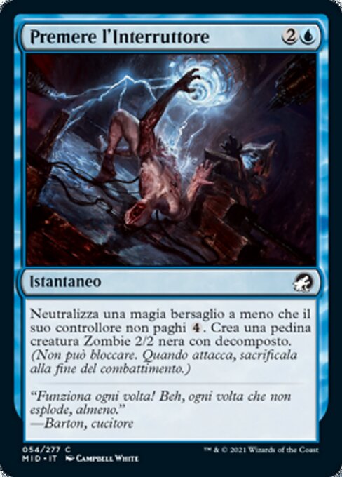 拨动开关 (Flip the Switch) - Innistrad: Midnight Hunt (#54) - Illustrated by Campbell White - Magic: The Gathering Card