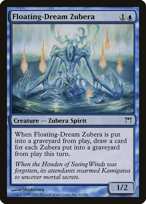 Floating-Dream Zubera - Champions of Kamigawa Magic card