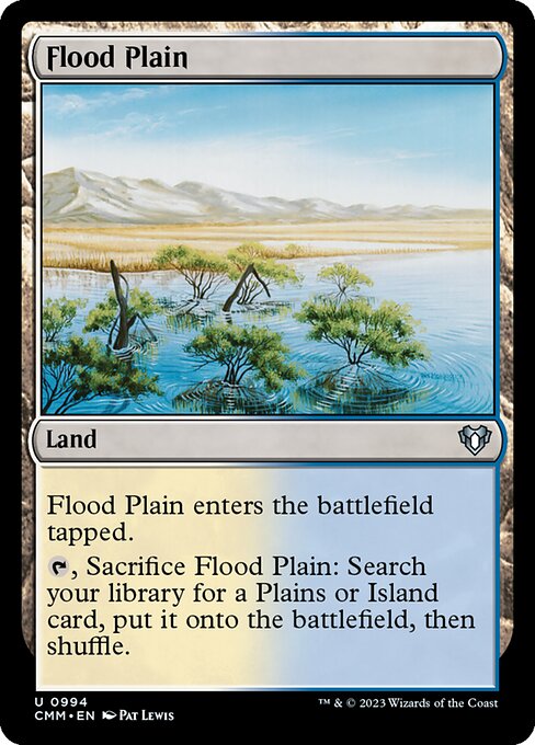 Flood Plain - Commander Masters Magic card