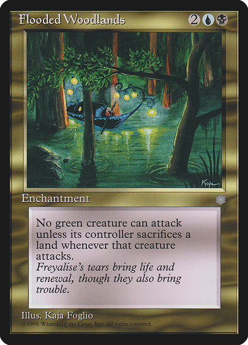 Flooded Woodlands - Ice Age Magic card