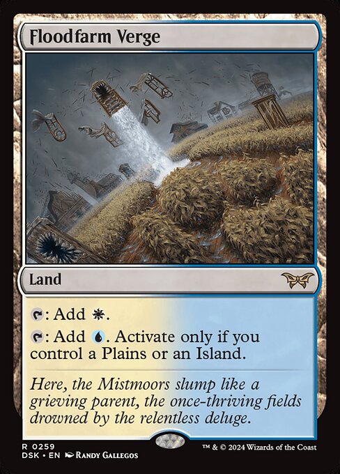 Floodfarm Verge - Duskmourn: House of Horror Magic card