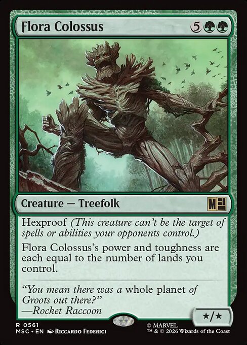 Flora Colossus - Marvel Super Heroes Commander Magic card