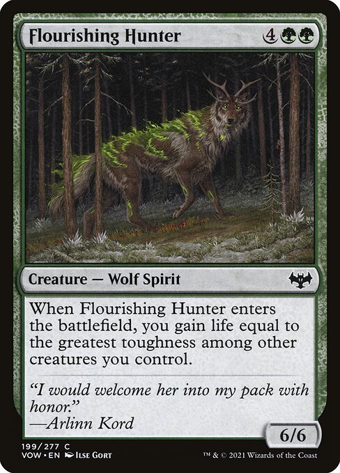Flourishing Hunter - Innistrad: Crimson Vow Magic card