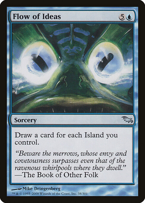 Flow of Ideas - Shadowmoor Magic card