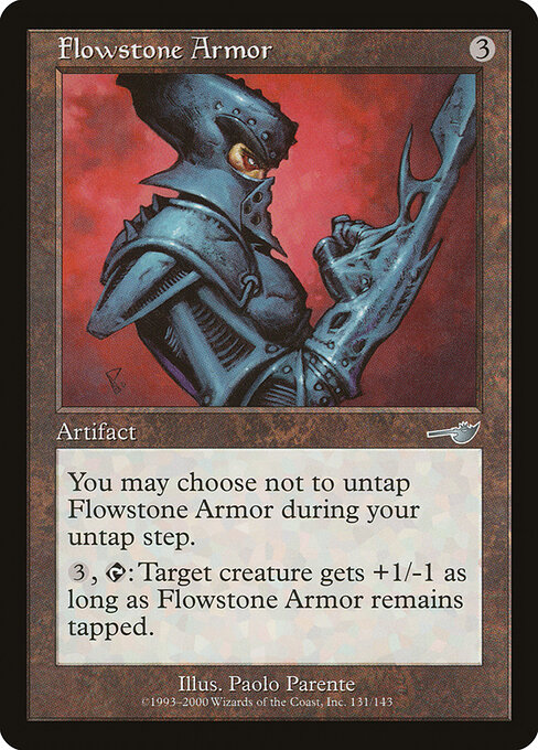 Flowstone Armor - Nemesis Magic card