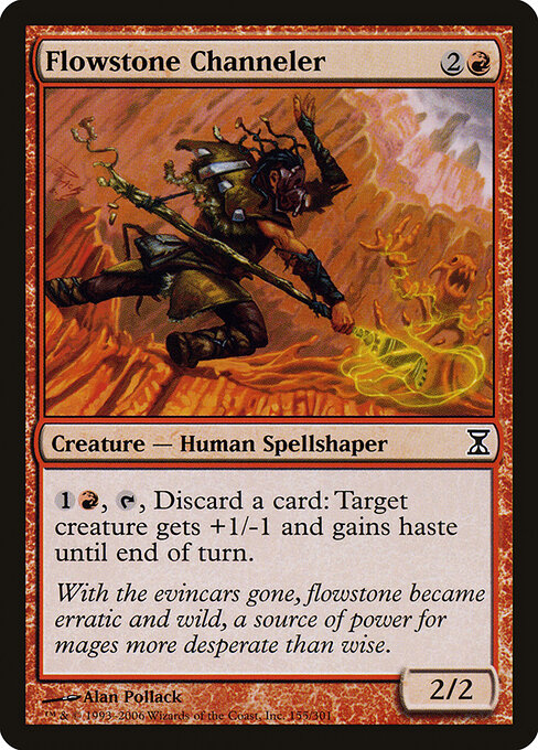 Flowstone Channeler - Time Spiral Magic card