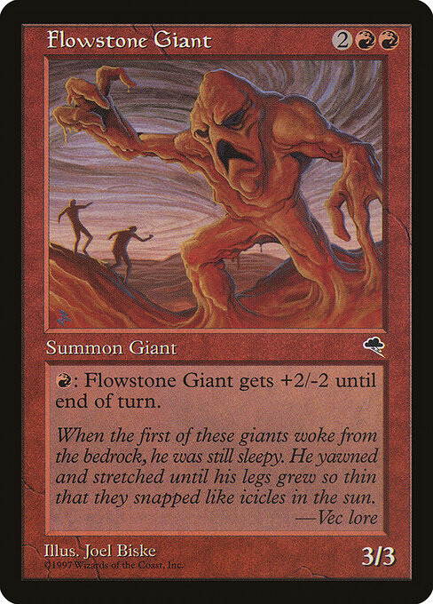 Flowstone Giant - Tempest Magic card
