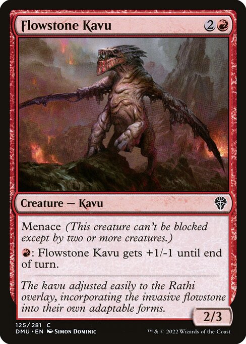 Flowstone Kavu - Dominaria United Magic card