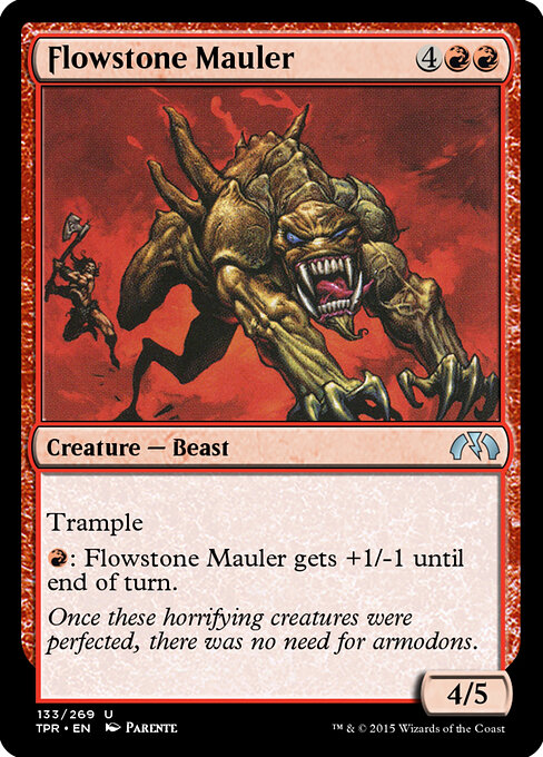 Flowstone Mauler - Tempest Remastered Magic card