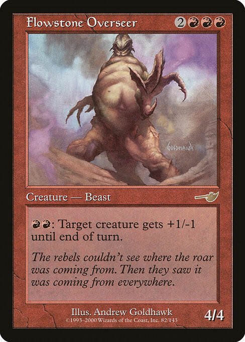 Flowstone Overseer - Nemesis Magic card