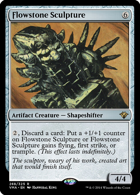 Flowstone Sculpture - Vintage Masters Magic card