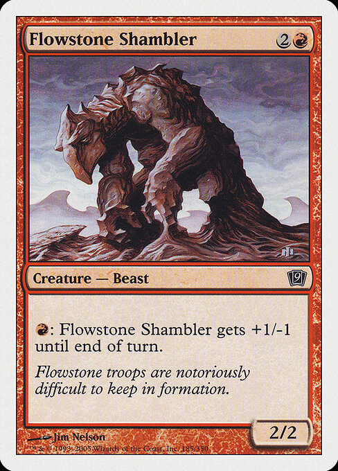Flowstone Shambler - Ninth Edition Magic card