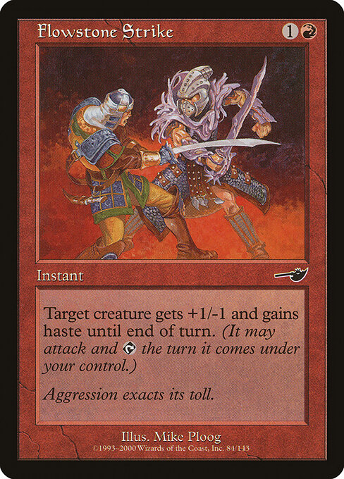 Flowstone Strike - Nemesis Magic card