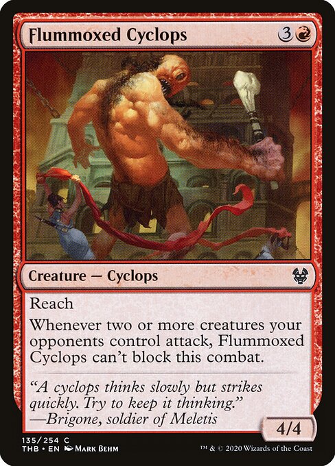 Flummoxed Cyclops - Theros Beyond Death Magic card