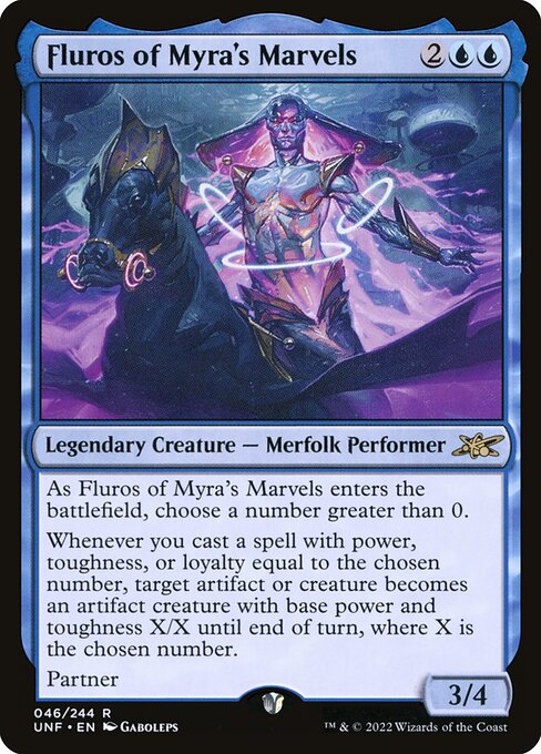 Fluros of Myra's Marvels - Unfinity (#46) - Illustrated by Gaboleps - Magic: The Gathering Card