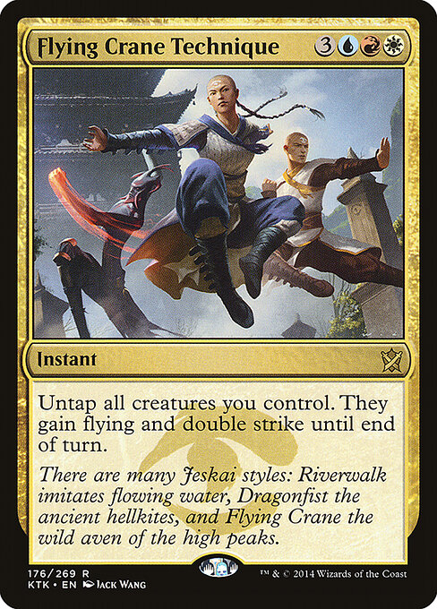 Flying Crane Technique - Khans of Tarkir Magic card