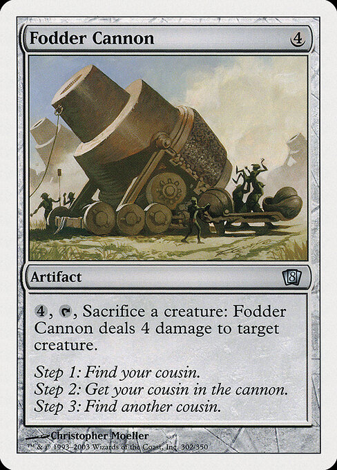 Fodder Cannon - Eighth Edition Magic card