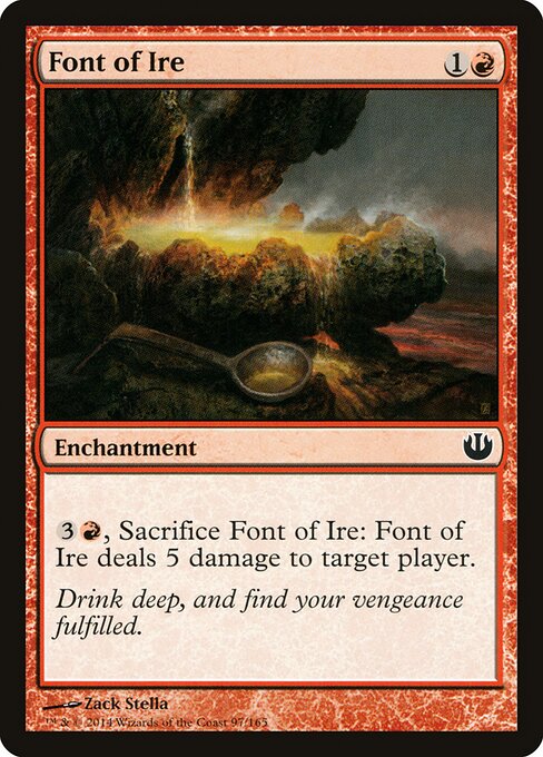 Font of Ire - Journey into Nyx Magic card