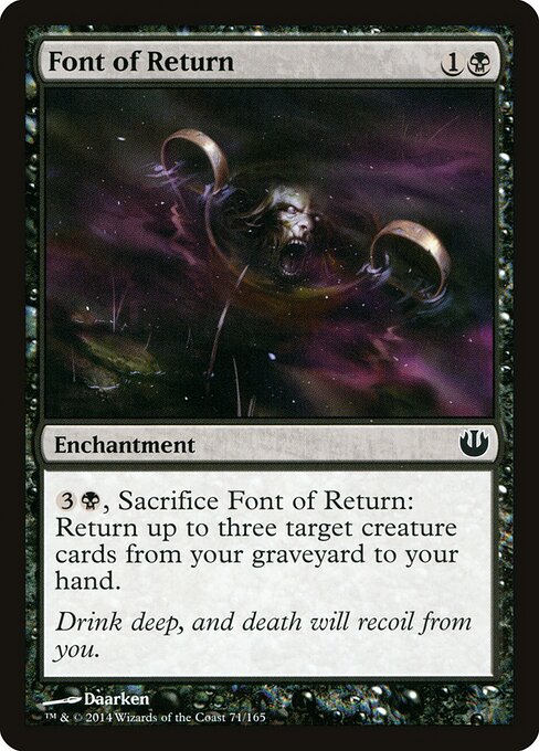 Font of Return - Journey into Nyx Magic card
