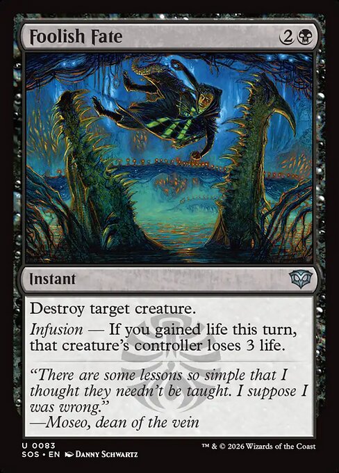 Foolish Fate - Secrets of Strixhaven Magic card