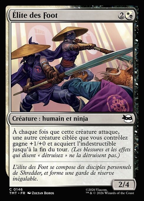 Élite des Foot (Foot Elite) - Teenage Mutant Ninja Turtles (#146) - Illustrated by Zoltan Boros - Magic: The Gathering Card