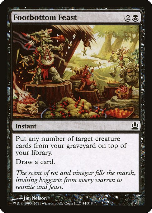 Footbottom Feast - Commander 2011 Magic card