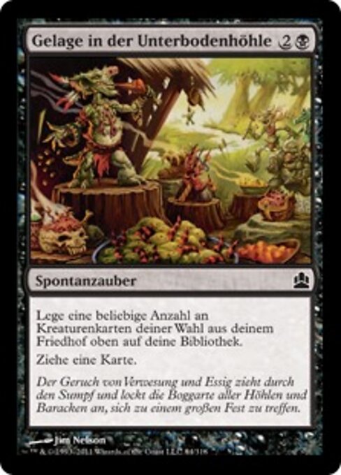Footbottom Feast - Commander 2011 (#84) - Illustrated by Jim Nelson - Magic: The Gathering Card