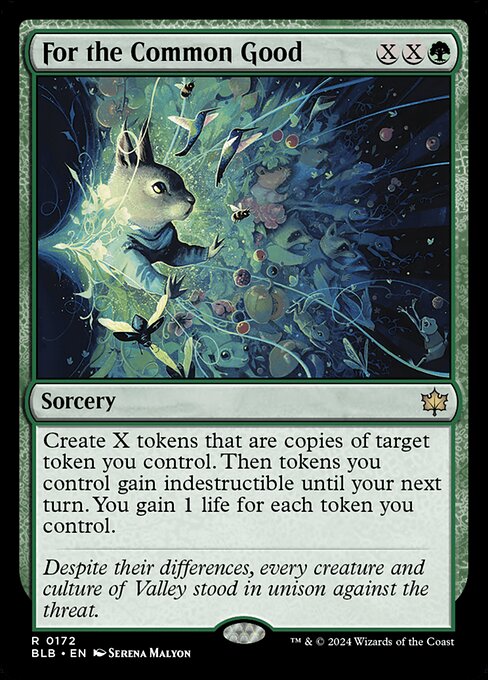For the Common Good - Bloomburrow Magic card