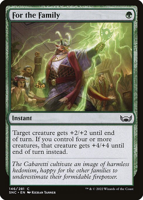 For the Family - Streets of New Capenna Magic card