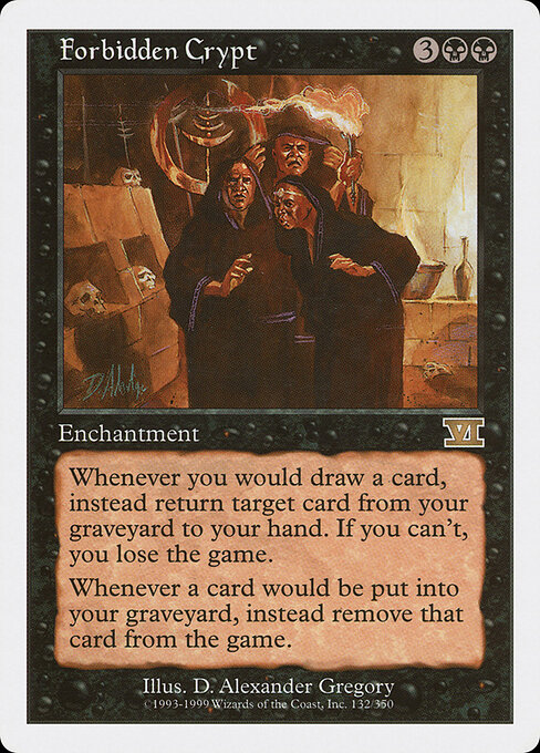 Forbidden Crypt - Classic Sixth Edition Magic card