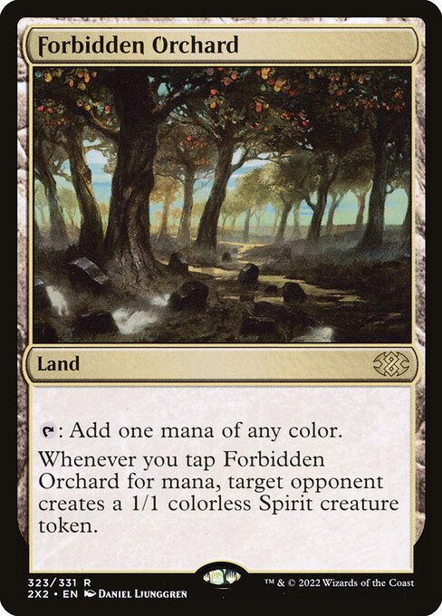 Forbidden Orchard - Double Masters 2022 Magic card