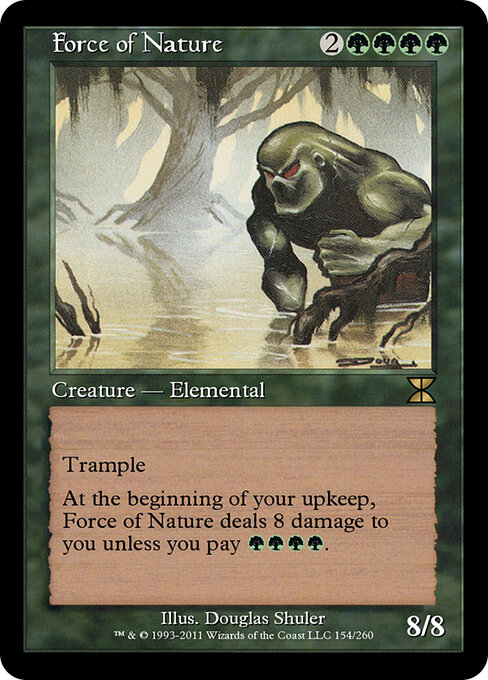 Force of Nature - Masters Edition IV Magic card