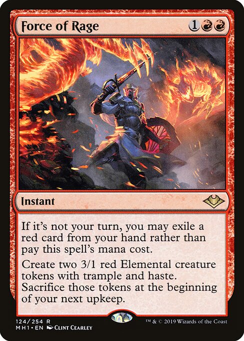 Force of Rage - Modern Horizons Magic card